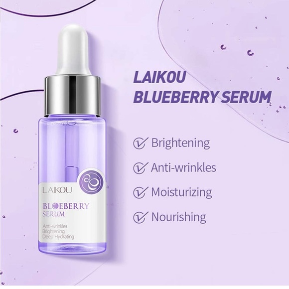 Blueberry Face Serum Sodium Hyaluronic Acid Pure Skin - Picture 4 of 6